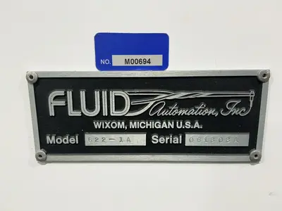 Used FLUID AUTOMATION, INC 6221A Pumps Ohio US | HGR 24 #1517991