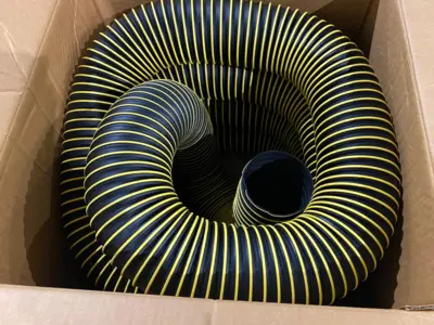 New | in-Stock Flexaust Flexible Tubing Exhaust Hose T-7W 4.5" ID Hoses Michigan US | Maverick Industrial Sales #1398408