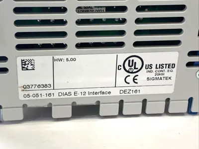 USED SIGMATEK DEZ161, 05-051-161