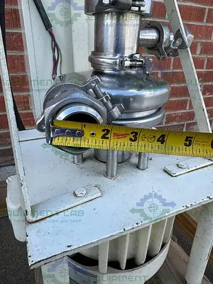 USED TRI-CLOVER TRI-BLENDER F2116MD STAINLESS STEEL MIXER 480V W/ REULAND 2.5HP MOTOR