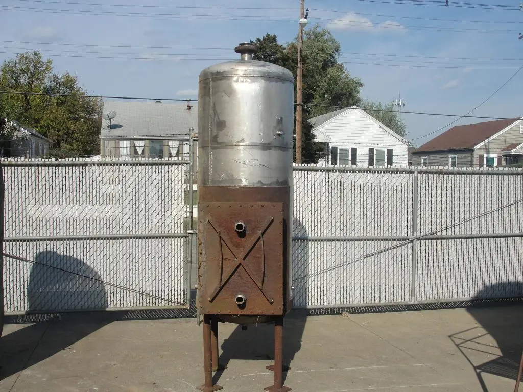 SPC7425  Tank 225 gallon vertical tank, Stainless Steel, dish