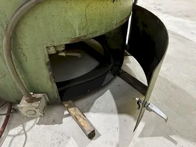 10.5 FT HAMMOND ROTOFINISH MODEL #ST-10 ROTARY BOWL VIBRATORY PARTS DEBURRING FINISHER: STOCK #20063