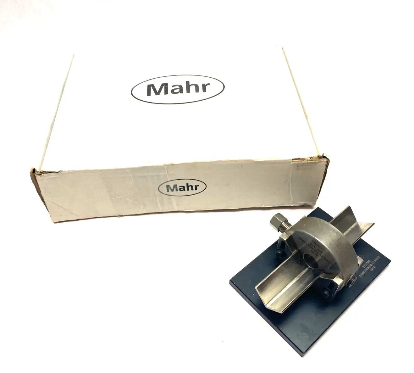 Used MAHR DIMENSIONAIR 2-JET AIR RING GAUGE W/ GUIDE CHUTES & BASE PLATE Air Gages Michigan US | Maverick Industrial Sales #1123047