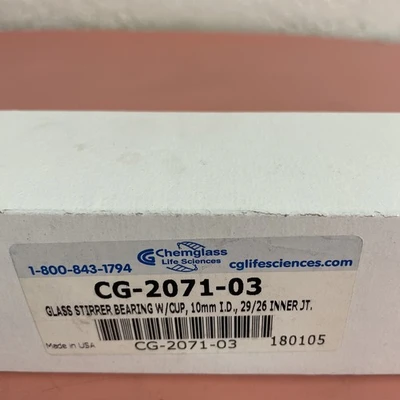 NEW Chemglass CG-2071-03