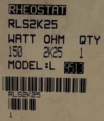 NEW OHMITE RLS2K25