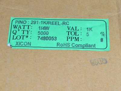 New | in-Stock XICON _UNKNOWN_ Resistors | OCO Industrial #1695539