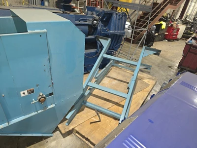 22' Long x 25" Wide Bunting Incline Conveyor with Metal Separator