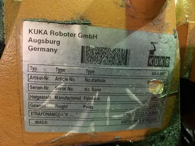 Used 2006 KUKA KR6-ARC Robots Michigan US | RAB Industries, Inc. #183878
