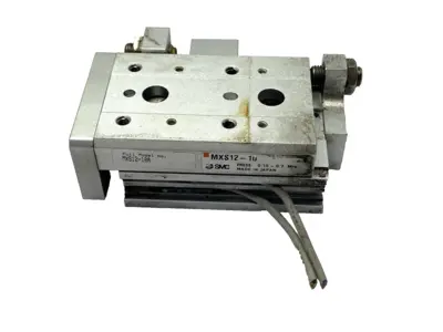 USED SMC PNEUMATIC PRECISION SLIDE TABLE 12MM BORE 10MM STROKE