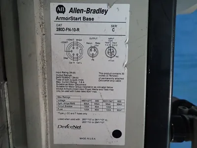 USED ALLENBRADLEY 280DF12Z10CGRW3P1