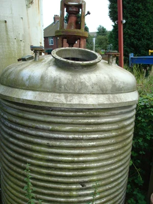 6,300L S/S Enc Half Coil Mixing Tank