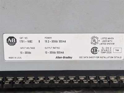 Allen Bradley 1791-16BC Block I/o Module Series B no terminal covers Used