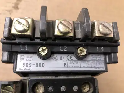 Allen-Bradley 509-B0D Series B NEMA Size 1 Full Voltage Starter 27A 600VAC