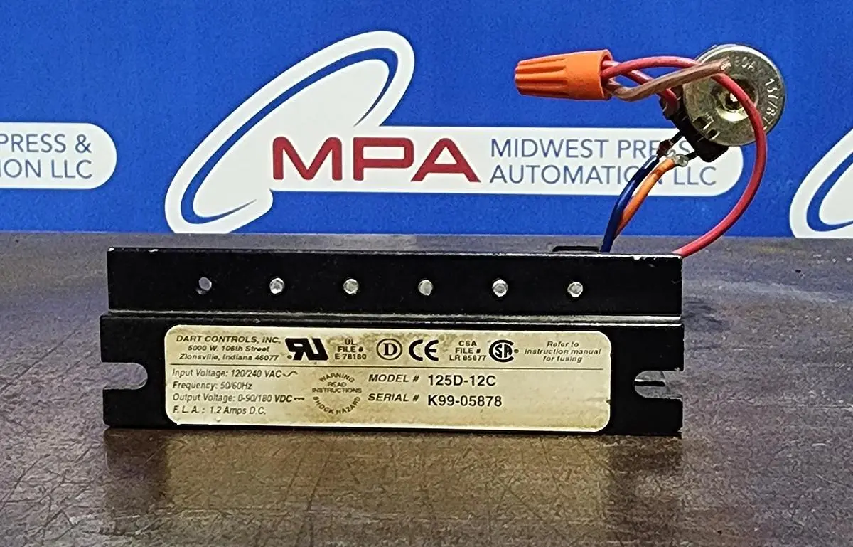 USED DART CONTROLS 125D-12C