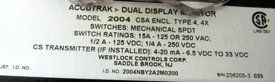 NEW SHARPE SPNII-115 ACTUATOR VALVE ACCUTRAK 2004 3" FLANGED 2004NBY2A2M0200