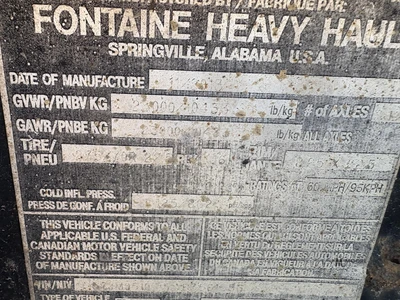Used 2013 FONTAINE _UNKNOWN_ Lowboy Trailers Tennessee US | Moore Equipment #1517237