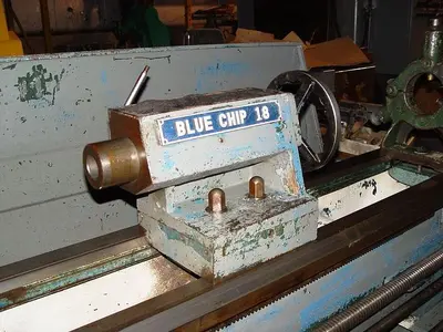 USED LODGE & SHIPLEY 18" X 84" GAP BED GEARED HEAD ENGING LATHE