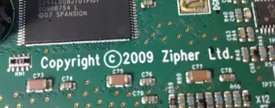 ZIPHER 604129 MAIN CONTROLLER BOARD ASSEMBLY 3B