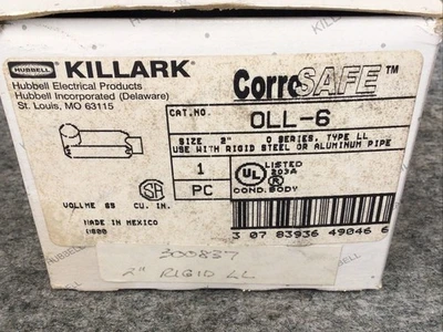 New | in-Stock Killark OLL-6 Misc Electrical & Power Parts California US | Davliegogo LLC #1724743
