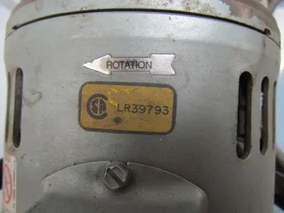 Doerr Electric LR39793 1/2HP 1PH 115/208-230 J56Z Vacuum Pump Motor 7/8" Shaft