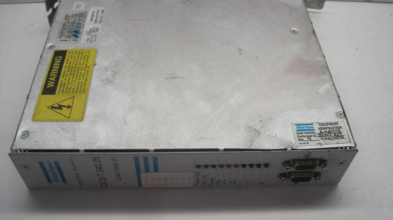 ATLAS COPCO QCS-T34025 SERVO CONTROLLER QCST34025