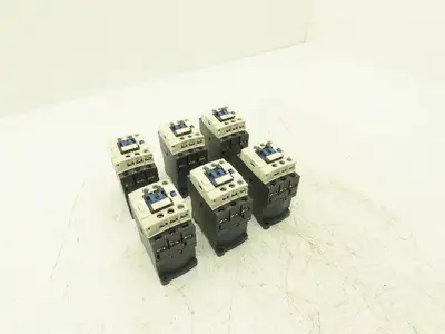 Telemecanique LC1D186 Contactor Motor Starter 32A 690V 15Hp Coil 24VDC Lot of 6