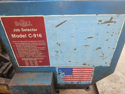 USED 1992 DOALL C-916M