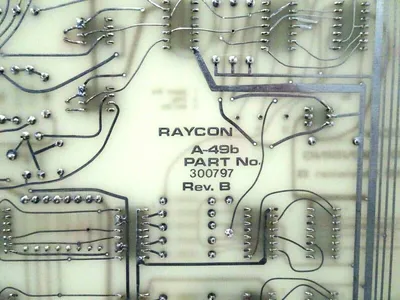 USED RAYCON 300797 SERVO-SENSING BOARD A-49B REV.B