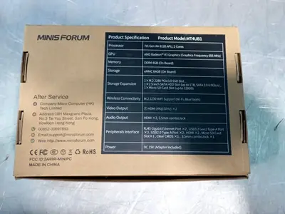 New | in-Stock MINIS FORUM MT4UB1 Servers Ohio US | HGR 24 #1011323