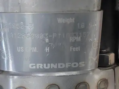 Used GRUNDFOS 85S50-3 Parts (Hydraulics and Pneumatics) British Columbia CA | Lenmark #837087