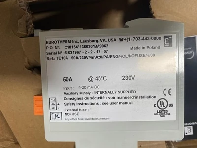 NEW EUROTHERM Does Not Apply