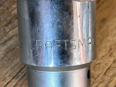Craftsman 47779 3/4" Drive 1 3/8" Socket USA V Series Shallow 12 Point Chrome