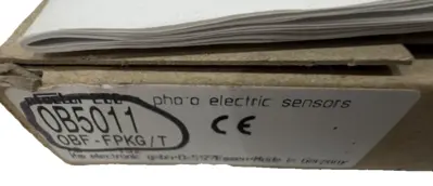 NEW IFM EFECTOR OB5011 PHOTOELECTRIC FIBER OPTIC SENSOR OBF-FPKG/T