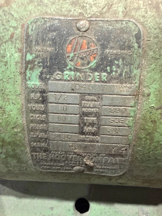 Used HOOVER 04527 Pedestal Type Grinders (Double End) Ontario CA | Aucto #1356357