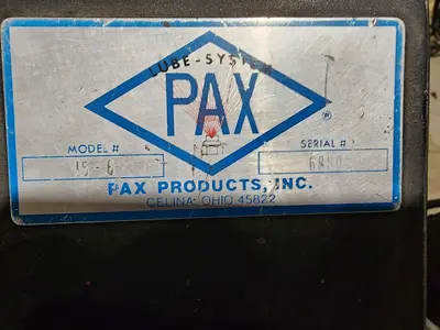 USED PAX PRODUCTS 15-6