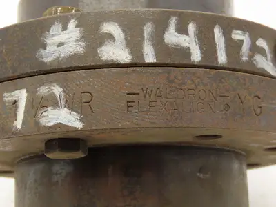 Waldron WR YG WV RG Complete Gear Coupling Size 1-1/2 Bore 1-5/8"And 1-1/2"