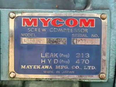 Used MYCOM 160VLD Parts (Hydraulics and Pneumatics) British Columbia CA | Lenmark #1426175