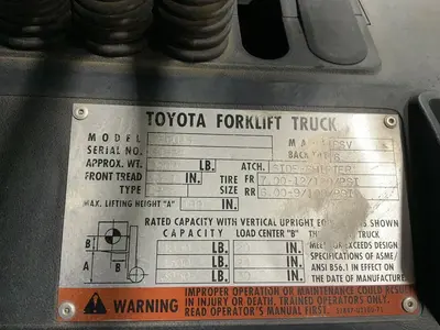 USED TOYOTA 7FGCU25