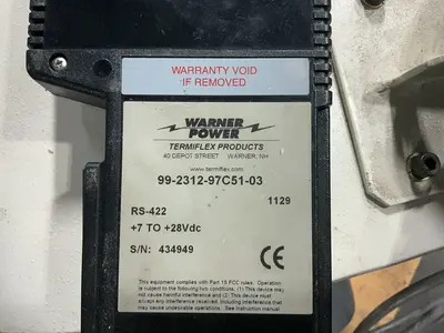 Used WARNER POWER RS422 Industrial Controls Ohio US | HGR 24 #1357228