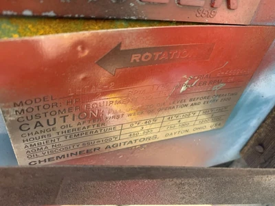 Chemineer Agitators 1HTAL-2 Mixer