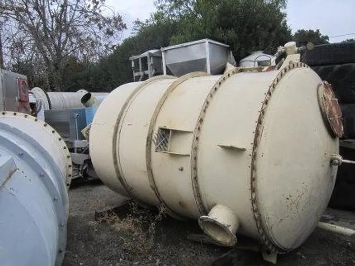 Dust Collector, Baghouse, 140 SF, Pulse, Round Tank, C/st #S737884