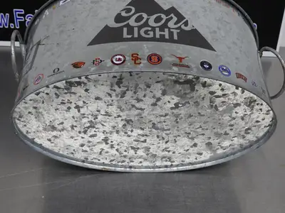 Used Falcon Restaurant Supply Used Coors Light Galvanized College Teams Oval Beer Bucket Beer Equipment Illinois US | Falcon Restaurant Supply #1376545
