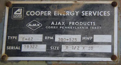 USED AJAX 8 1/2X10 E-42