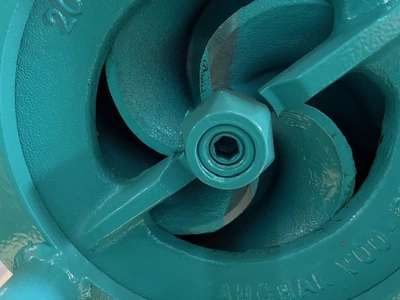 6" Vaughan Vertical Pump, Rated 40HP