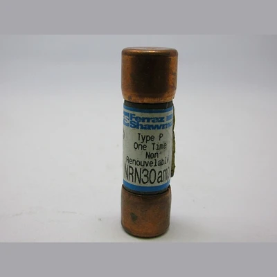 Ferraz Shawmut 30 AMP one-time type P fuse