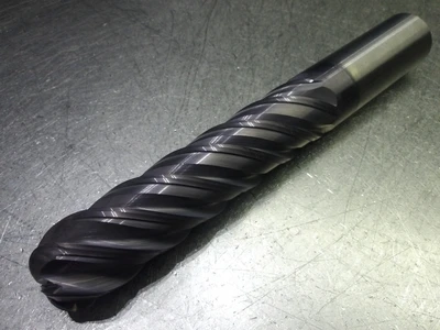 Hanita 1" 5 Flute Carbide CR Endmill .375" R TM5W1S25008S-R375TA (LOC1870A)