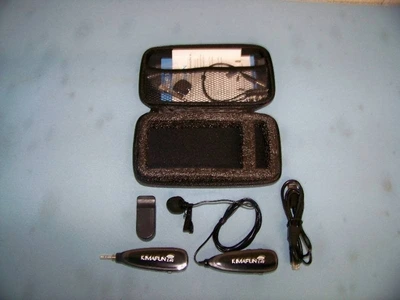 (2) Kimafun G130 2.4 GHz Ultra-Portable Wireless Mics / Microphones - NEW IN SEALED BOXES