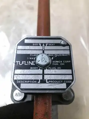 Tufline 0336A 316 Stainless Steel Manual 1″ 3 Way Plug Valve 400PSI @ 400°F