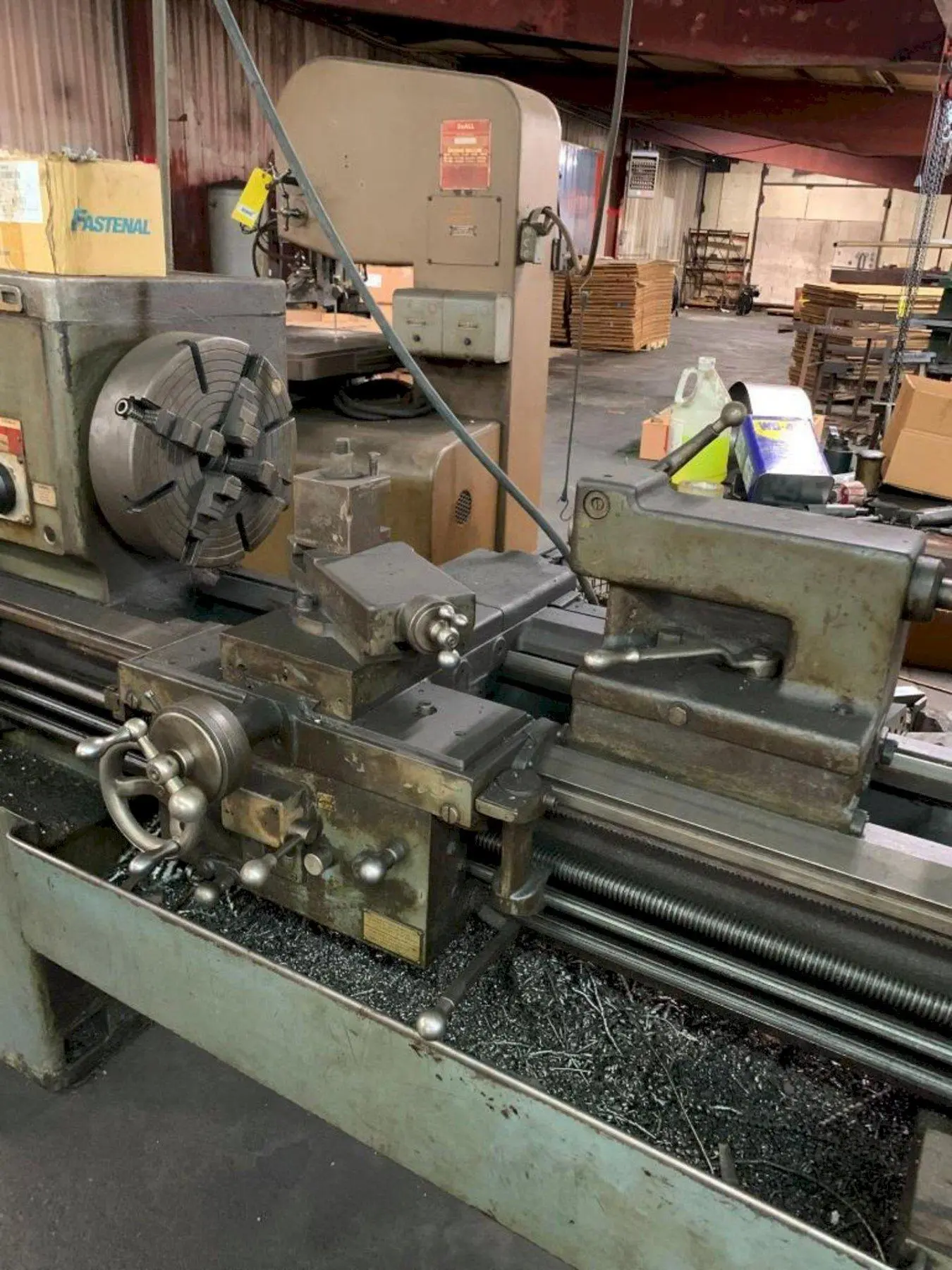 19" X 120" LEBLOND MODEL #6E REGAL ENGINE LATHE 1.75" HOLE: YOBRO #23960