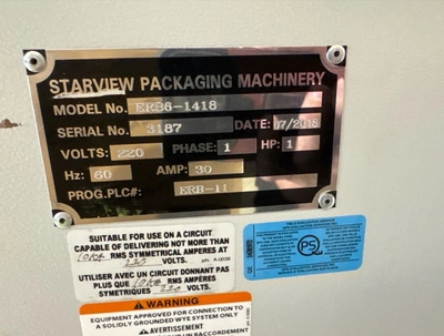 2018 STARVIEW ERB6 1418 Used Blister Sealers | PlastiMach Corp (5)